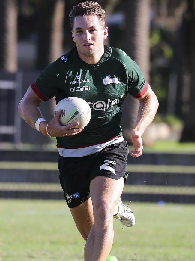 The Souths star is determined to keep moving.