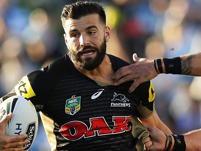 Penrith's Josh Mansour during the Cronulla Sharks v Penrith Panthers rugby league game at Shark Park, Cronulla. Pic Brett Costello