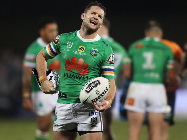 Raiders captain Jarrod Croker. Picture: Brett Costello