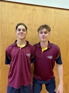 St Augustine's captains Ashton Colville AND Will Derrington