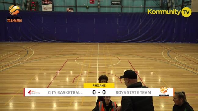 Replay: City v Tas Boys State Team (U18 Boys D1 GF) — Basketball Tasmania Mid-Winter Classic Day 2