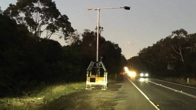 A mobile phone detector camera at Sydney. Picture: Facebook