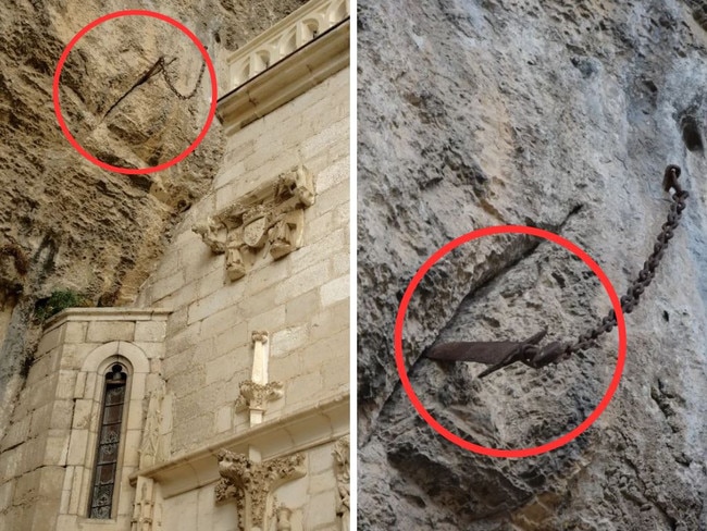 French 'Excalibur' sword mysteriously disappears from Rocamadour after 1300 years