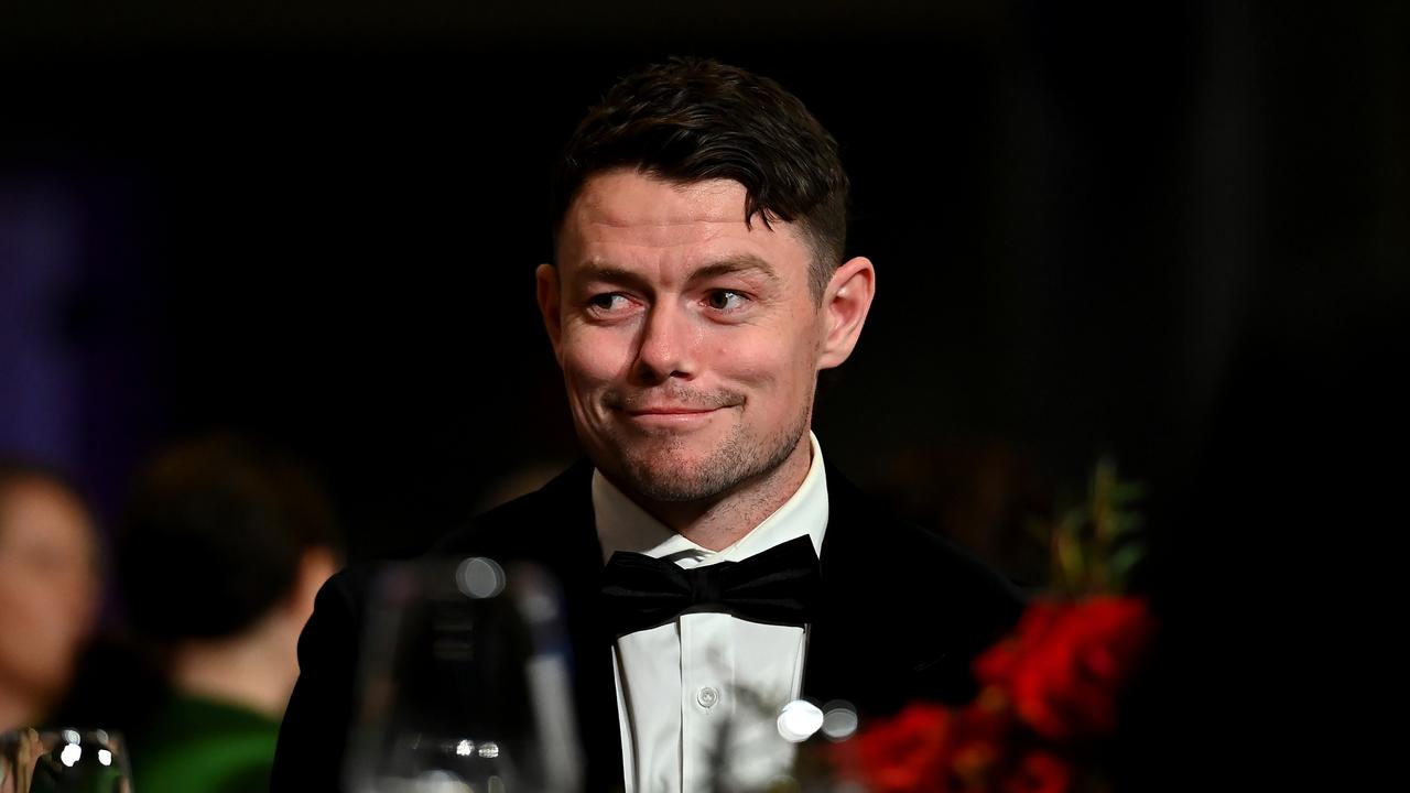 Lachie Neale has defended the ‘beauty of the Brownlow’ in the face of vote criticism. Picture: Albert Perez/AFL Photos via Getty Images