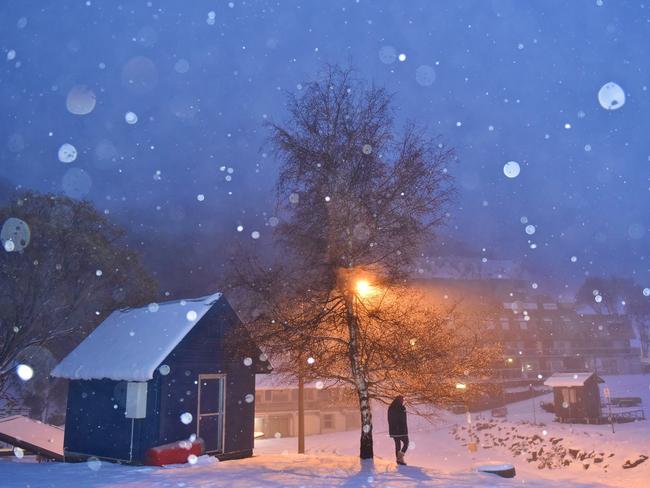 November snow is forecast in alpine areas following the humid weekend weather. Picture: Chris Hocking