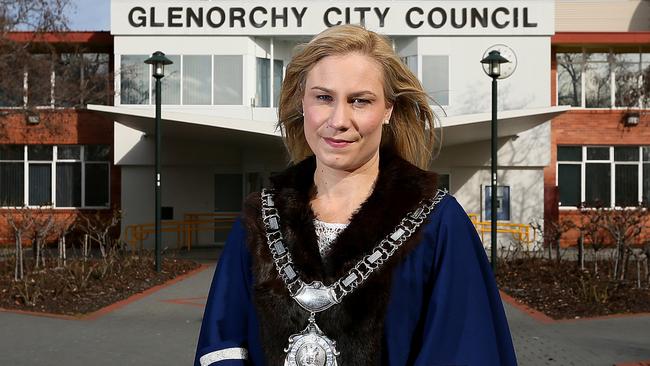 Glenorchy mayor Kristie Johnston. Picture: SAM ROSEWARNE