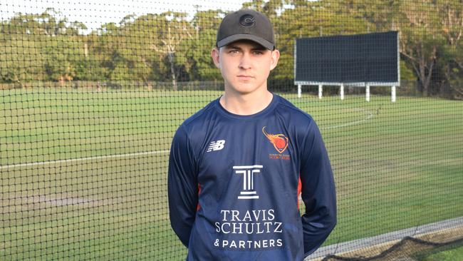 Malakai Pearce has been uncovered as one of the Sunshine Coast Scorchers Lord's Taverners players to watch. Picture: Eddie Franklin