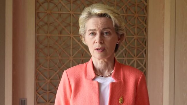 EU stands with Ukraine: von der Leyen