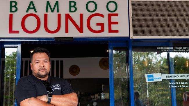 Bamboo Lounge owner Romal Shrestha says the latest attack on his restaurant brings its break-in tally to 30 in three years. Picture: Pema Tamang Pakhrin