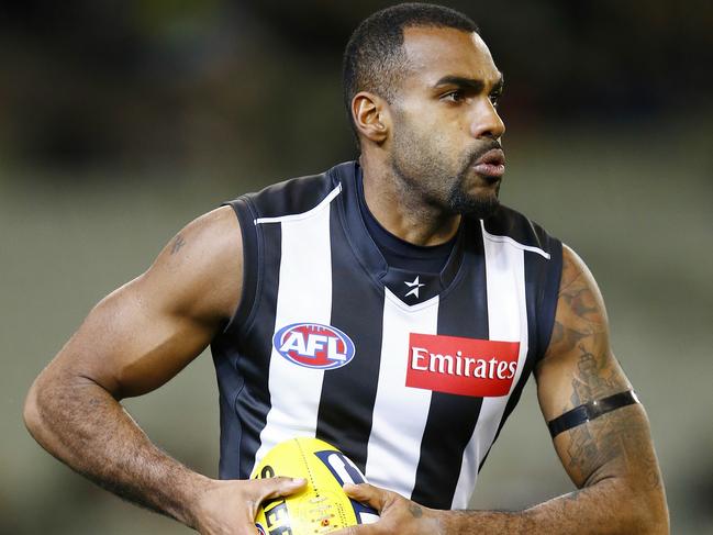 AFL Round 15 Collingwood v Carlton at the MCG. Heritier Lumumba  . Pic: Michael Klein. Sunday June 29, 2014.