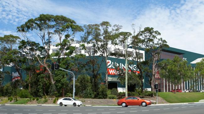 An artist’s impression of the Bunnings Warehouse on the corner of Warringah and Allambie roads at Frenchs Forest. Picture: Supplied