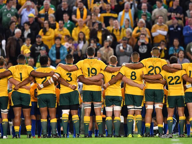 There was a togetherness about the Wallabies that oozed out of the team.