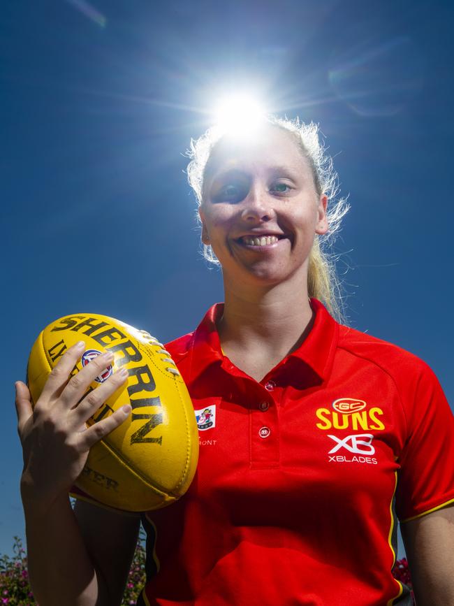 Lawrence's Georgia Breward, 18 - has been selected by the Gold Coast Suns to play in the AFLW.