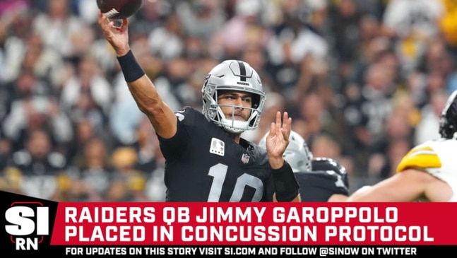 Raiders QB Jimmy Garoppolo in concussion protocol, National Sports