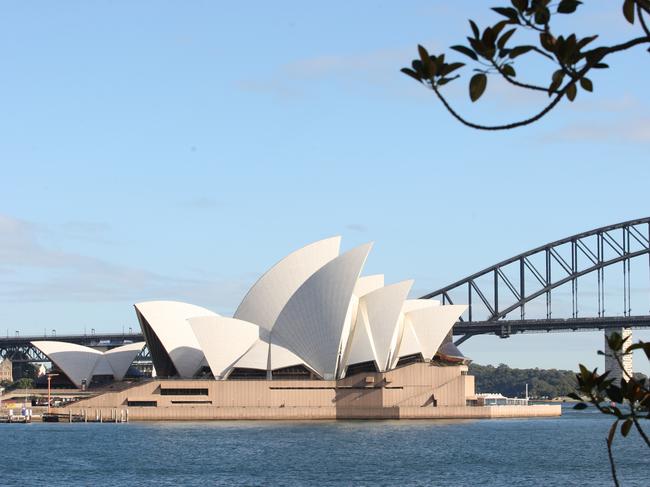 Sydney opera house this morning. Harbour, Harbour bridge, water, generic.