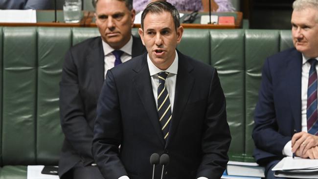 Treasurer Jim Chalmers during Question Time at Parliament House in Canberra. Picture: NCA NewsWire