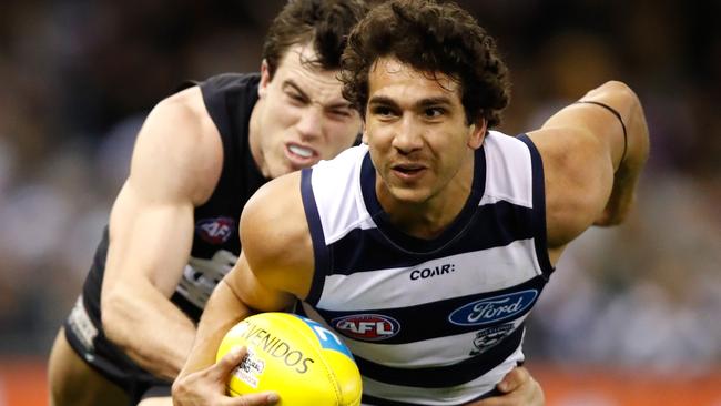 Geelong is banking on a healthy Nakia Cockatoo in 2020. Picture: AFL Media/Getty Images
