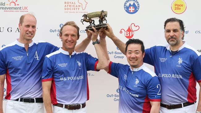 William playing in a charity polo game. Picture: Chris Jackson/Getty Images for TGI Sport