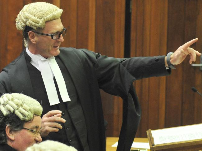 Alistair Wyvill SC in the Supreme Court.