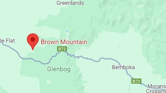 The crash occurred on the Brown Mountain.