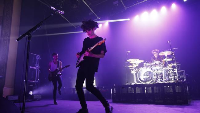 The 1975 performing at the Thebarton Theatre in 2016. Picture Simon Cross