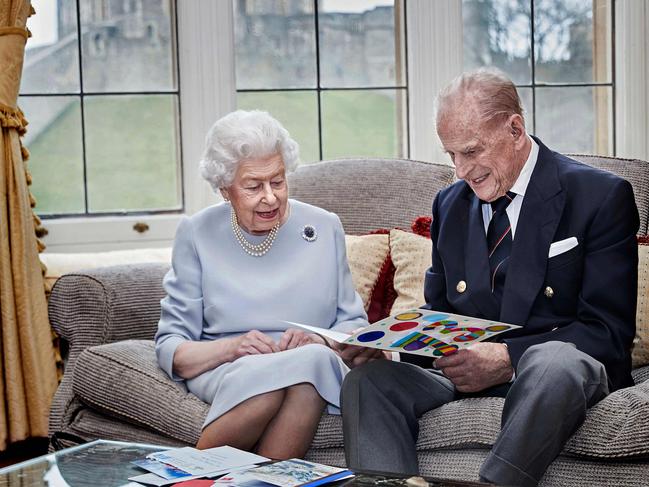 Prince Philip, pictured with the Queen last November, will turn 100 in June. Picture: Getty Images