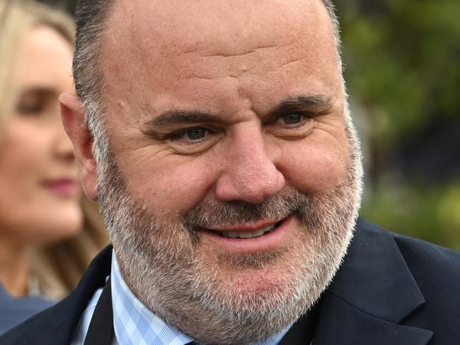 MELBOURNE, AUSTRALIA - SEPTEMBER 10: Craig Hutchison, journalist and sports broadcaster is seen during Melbourne Racing at Flemington Racecourse on September 10, 2022 in Melbourne, Australia. (Photo by Vince Caligiuri/Getty Images)