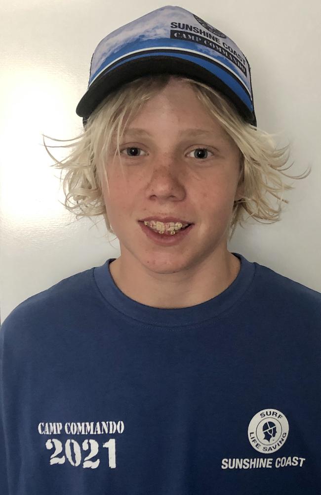 Tas Chamberlain from Dicky Beach SLSC was the U14 Junior Surf Lifesaver of the Year during the Surf Life Saving Queensland's virtual 2021 Awards of Excellence