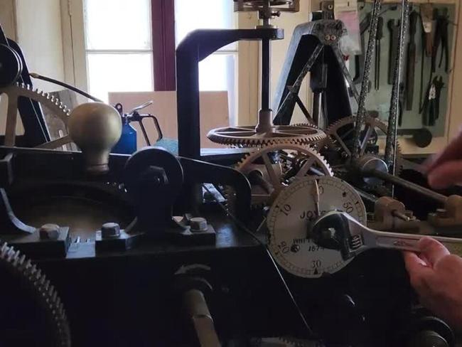 Inside Adelaide's GPO clock