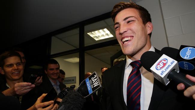 Viney fronted the media after his appeal. Picture: Colleen Petch.