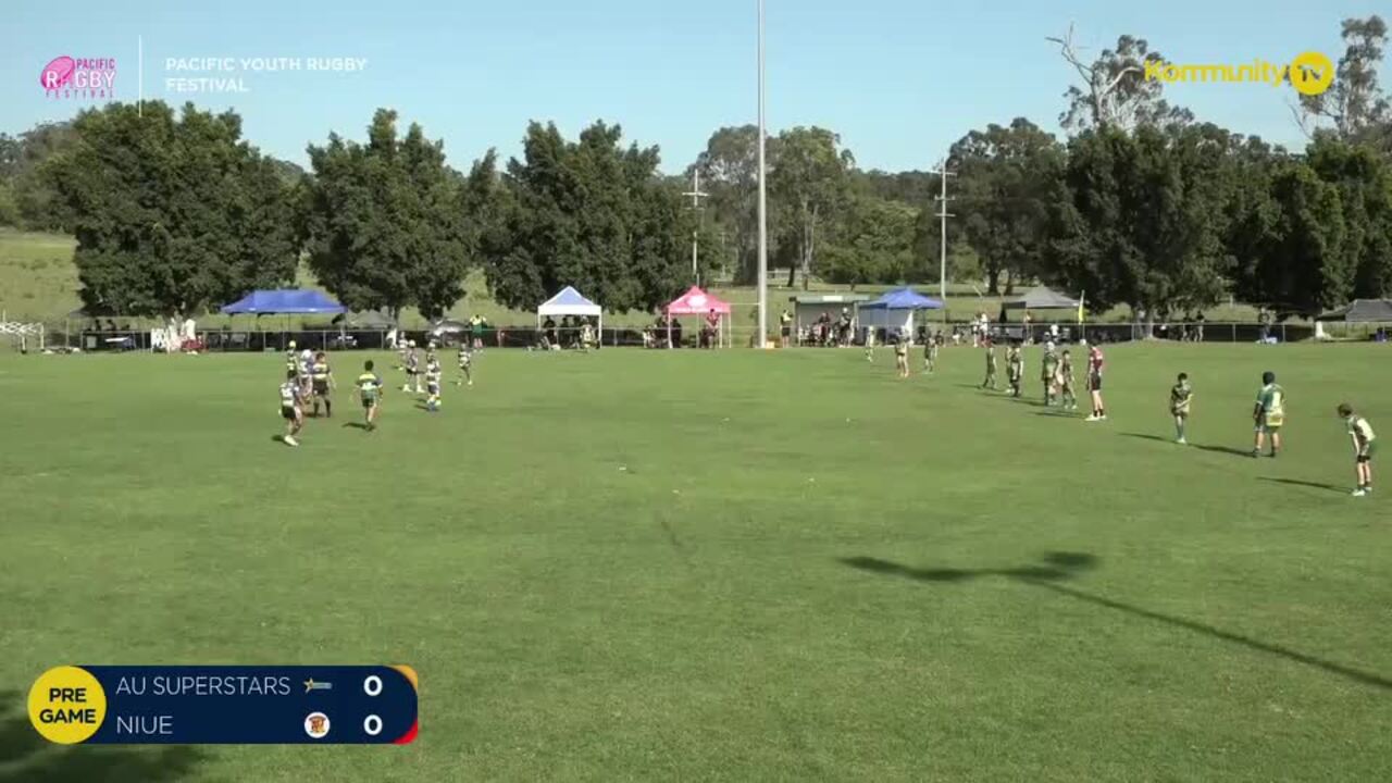 Replay: AU Superstars v Niue (U10) - 2024 Pacific Youth Rugby Festival Day 2