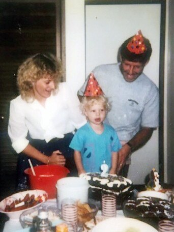 Laurie and Ursula celebrate the birthday of their daughter Lauren.