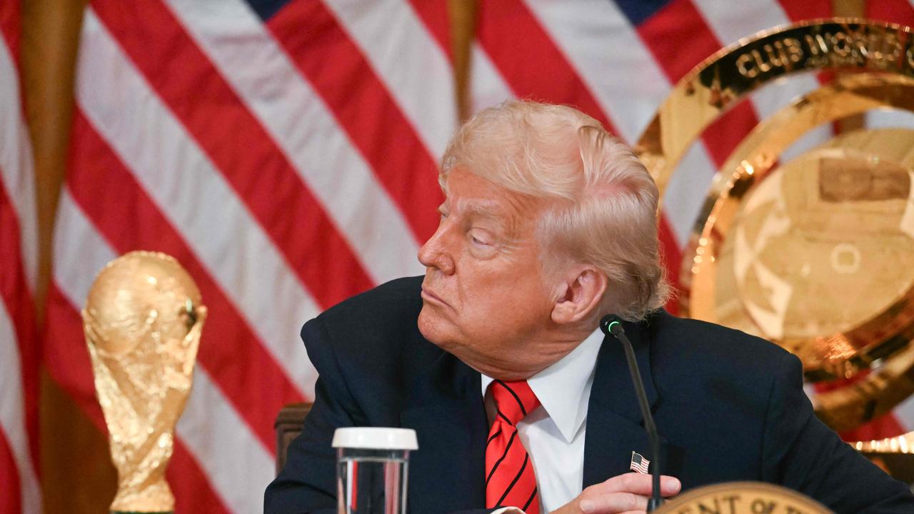 US President Donald Trump has slapped tariffs of 145 per cent on Chinese goods. Picture: Jim Watson / AFP