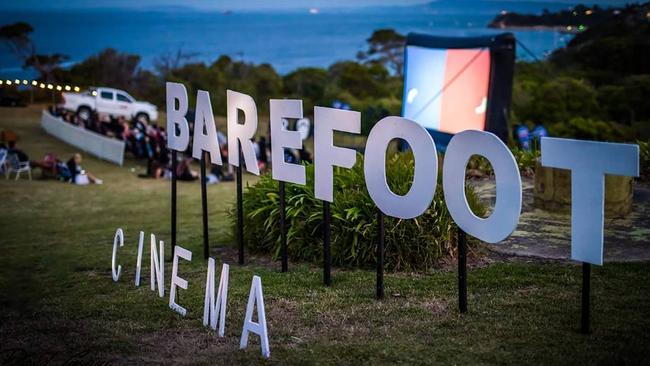 Barefoot movies with a view. Picture: Facebook