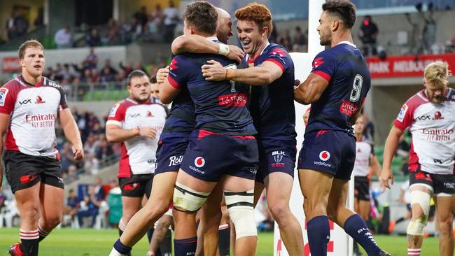 A fan who watched the Rebels beat the Lions last Saturday has contracted coronavirus