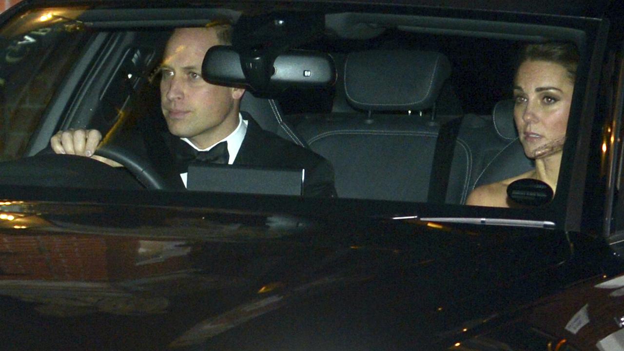 William and Kate also drove themselves to the event. Picture: Dominic Lipinski