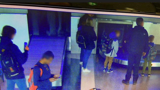 Police allege an adult was filming the incident at Canberra Airport. Picture: AFP