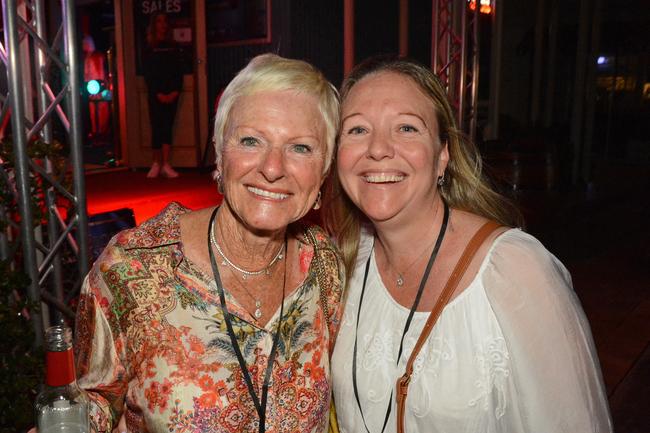 Maz Morgan and Cristy Sanders at Latino Fever, Sanctuary Cove Theatre. Picture: Regina King