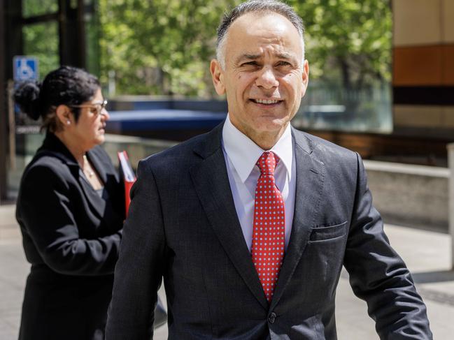 MELBOURNE, AUSTRALIA - NewsWire Photos - OCTOBER 2, 2024. Liberal Leader John Pesutto leaving Federal court during his  defamation battle  with Moira Deeming .  David Southwick MP is giving evidence on Wednesday.Picture: David Geraghty / NewsWire