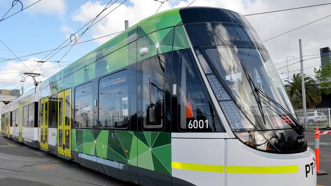 Public transport has overtaken driving as the preferred mode of transport for young Melburnians. Picture: Nicole Garmston