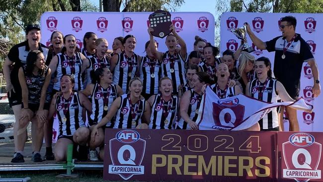 The Rockhampton Panthers are the AFL Capricornia 2024 senior women's champions.