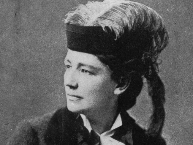 UNDATED: American feminist Victoria Claflin Woodhull (1838-1927), reformer, spiritualist, first female stockbroker and the first woman to stand as a US presidential candidate, pictured in an undated photo. Historical P/L