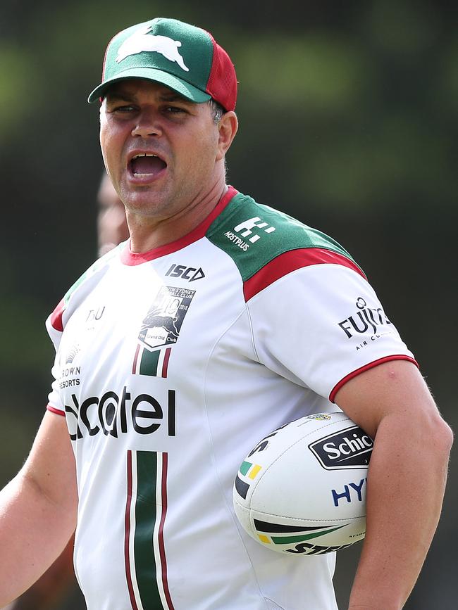 Souths coach Anthony Seibold. Picture: Brett Costello