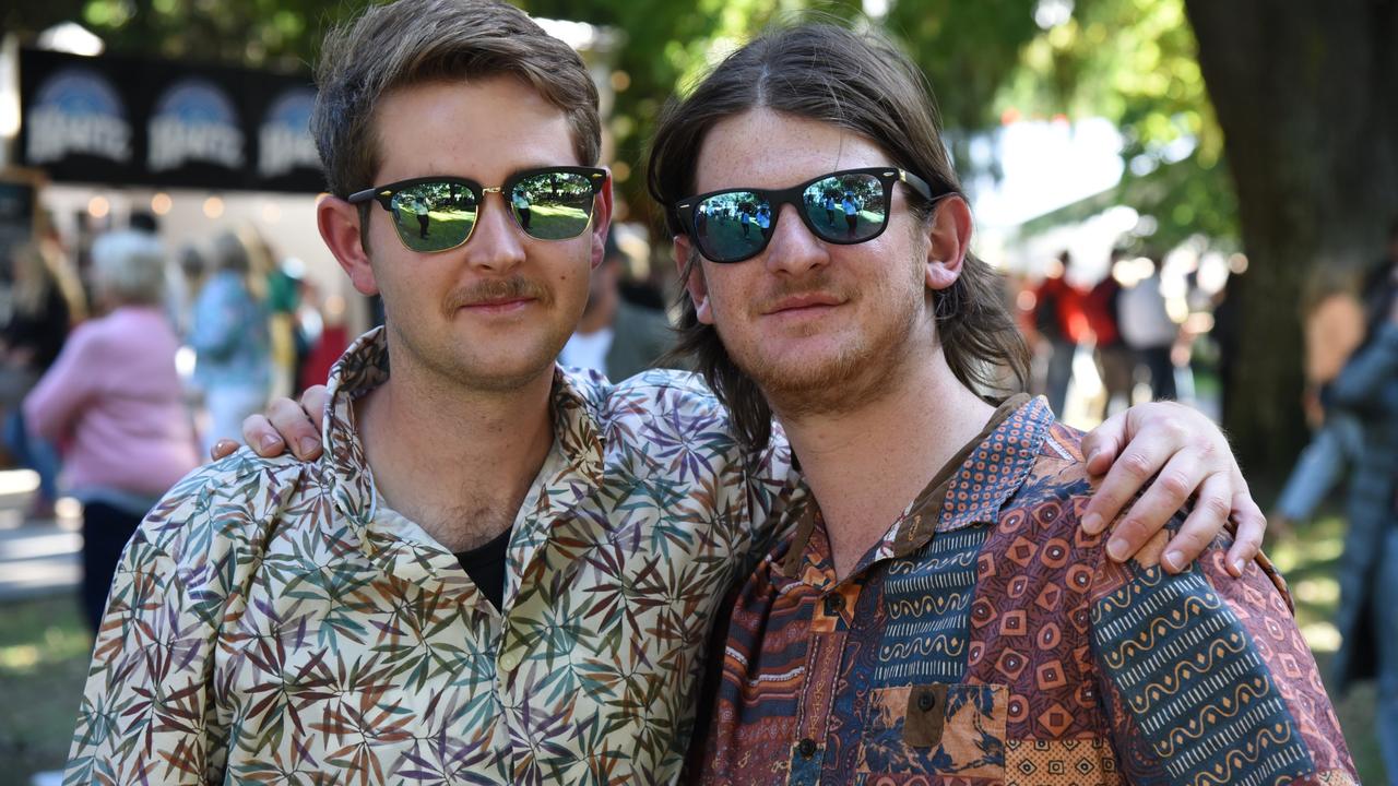 Jonty Foon and Tyson Harris at City Park on Day 1 of Launceston's Festivale. Picture: Alex Treacy