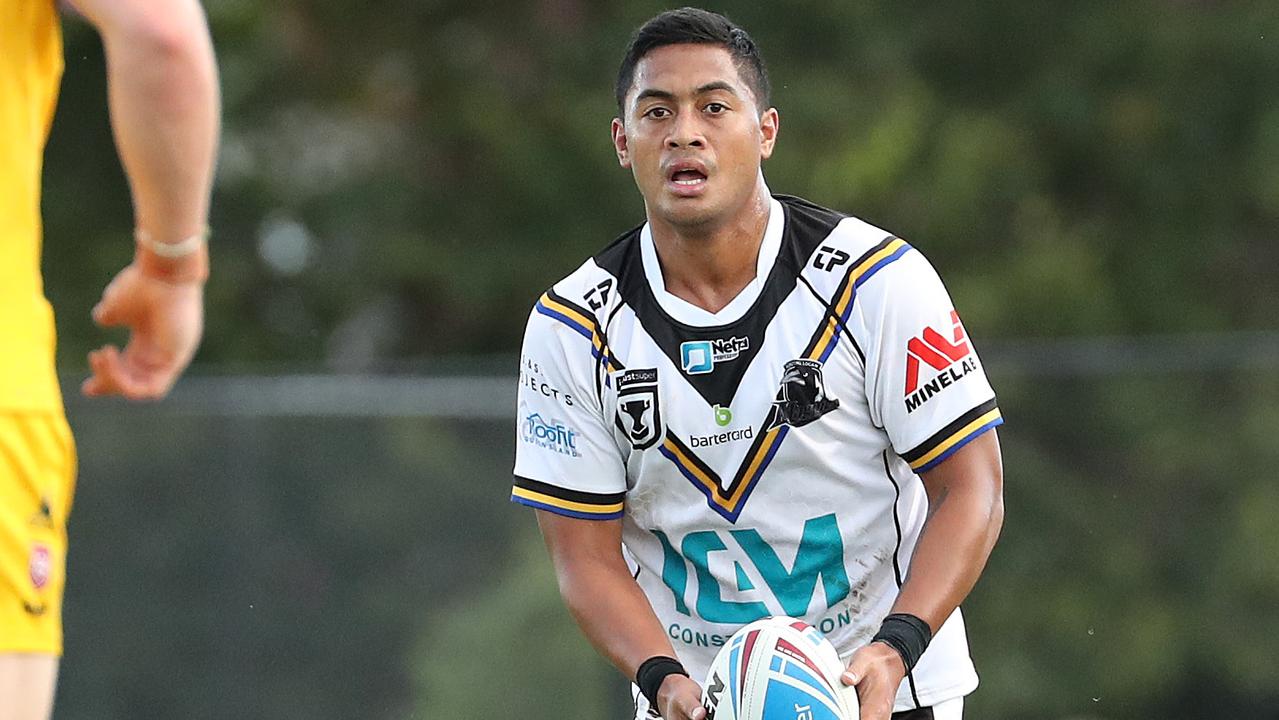 Anthony Milford playing for Souths Logan against North Devils at Davies Park, West End. Photographer: Liam Kidston.