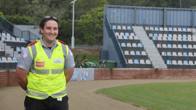 BASEBALL MEDIC: Overseeing the health and welfare of players on the diamond at the 2021 Australian Senior League Championships, Colbro Medics Yanik Koller is keen to use his skills for their benefit. Photo: Alison Paterson