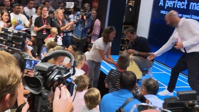 Federer has brought a posse of Swiss supporters to the Australian Open to boost his team