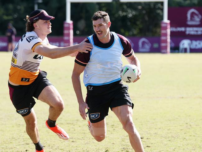 Corey Oates doesn’t want to be anywhere other than the Broncos. Picture: Liam Kidston