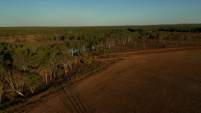 Land cleared at Claravale farm near the Daly River.