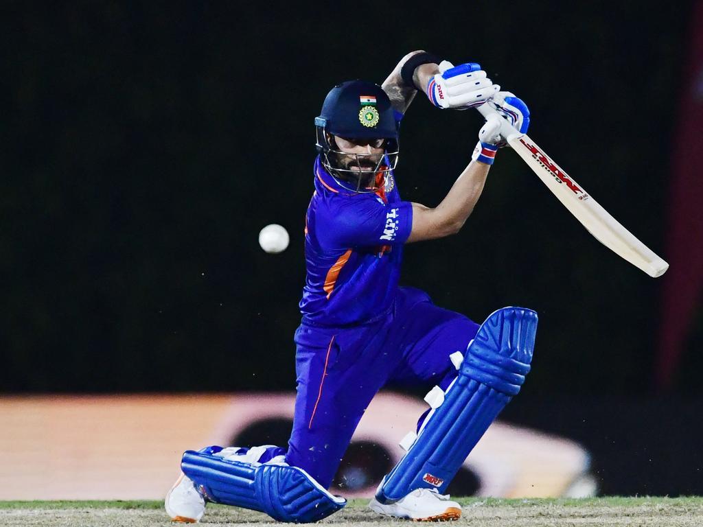 India's captain Virat Kohli takes a gun squad into the tournament. Picture: Aamir Qureshi/AFP